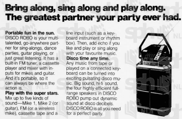 Pioneer J-7 Disco Robo | The Boombox Wiki