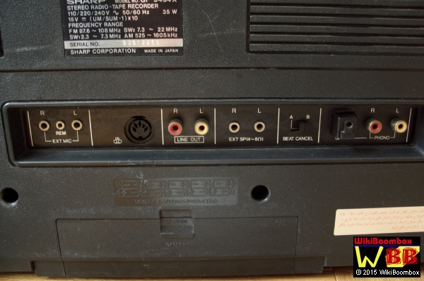 Sharp GF-9494 Boombox